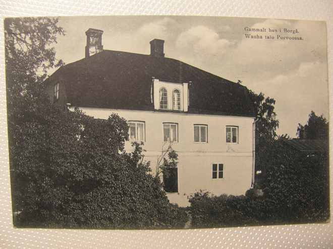 PORVOO / Wanha talo  kulk -20  Walter Sjöberg