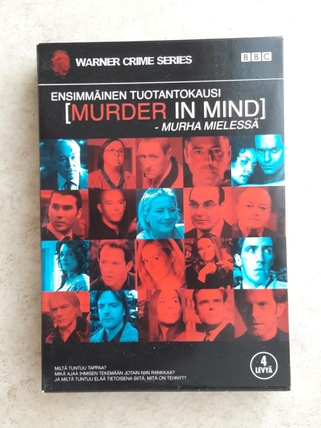 Murha mielessä, kausi 1, 4 x DVD. BBC
