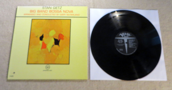 STAN GETZ: Big Band Bossa Nova LP (1962 USA Verve)