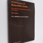 H. G. Jerrard : A dictionary of scientific units : includ... - pikkukuva 1