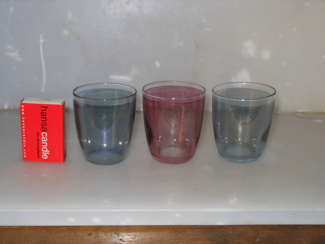 IITTALA HONGELL HOHTOMAALATTU SNAPSI LASI 3 KPL