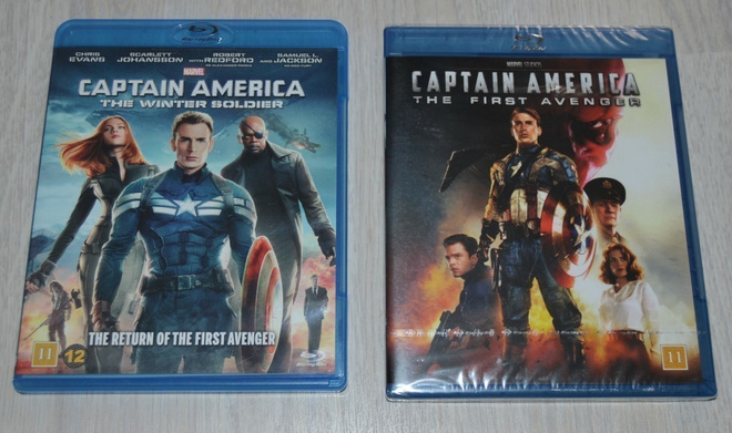Captain America 2kpl BD (toinen avaamaton)
