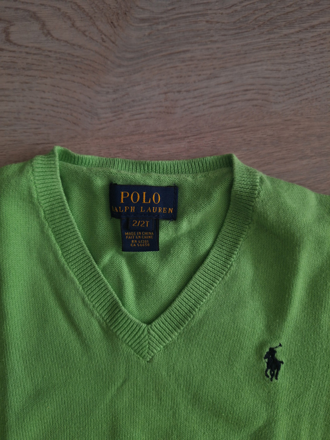 Polo Ralph Lauren Vaaleanvihreä klassinen pusero pari kerta