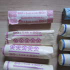Kolikkoputkia/pakkauksia, markka-ajalta, yht. 19 kpl - pikkukuva 2