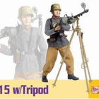 1/6 scale (30cm) DRAGON: koottava German MG15  tripodilla - pikkukuva 1