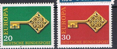 L-Saksa 1968 - Europa CEPT ++