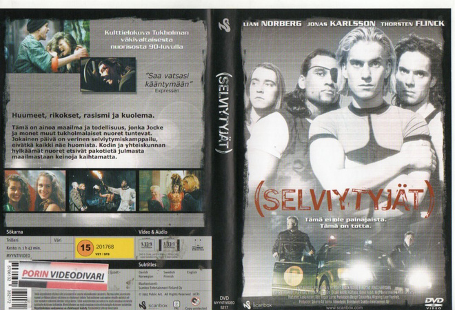 selviytyjät	(15 555)	k	-FI-	DVD	suomik.			1993	ruotsi, tukho