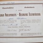 VANHA Osuustodistus HPY Puhelinyhdistys Helsinki 1971 - pikkukuva 1