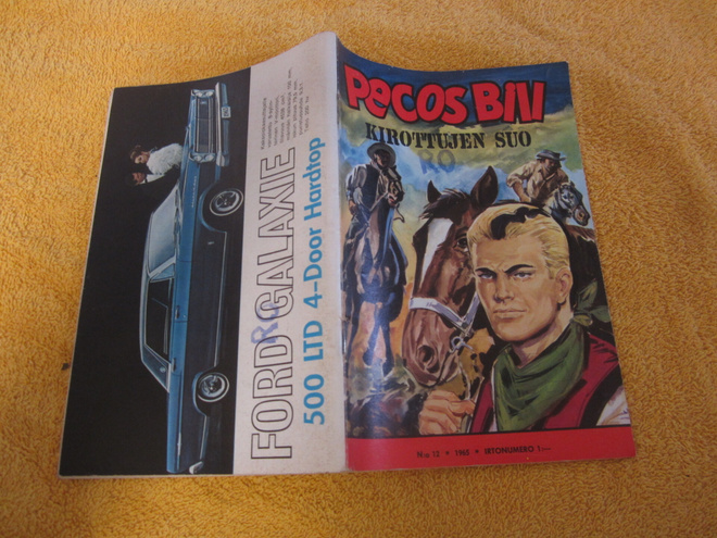 PECOS BILL 12 / 1965 - KIROTTUJEN SUO -hyväkunto