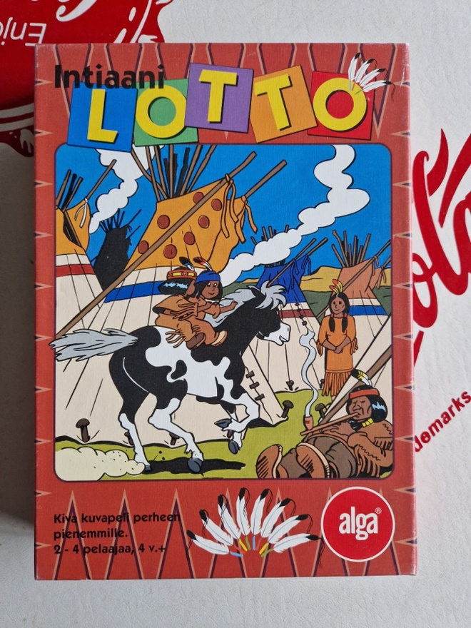 Intiaani Lotto Alga peli