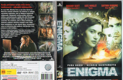 ENIGMA (#2 006) -FI- DVD kate winslet 2000