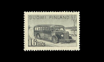 318 ** Yleism. 16 mk Postiauto (1946)