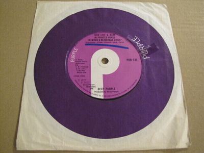 Deep Purple New live & rare 7 45 UK 1977 Richie Blackmore