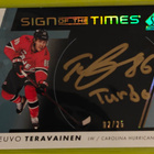 Teuvo "Turbo" Teräväinen 2022-23 SP Sign Of The Times /25 - pikkukuva 1