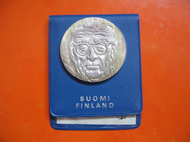 10 mk hopea juhlaraha J.K. Paasikivi - 1970