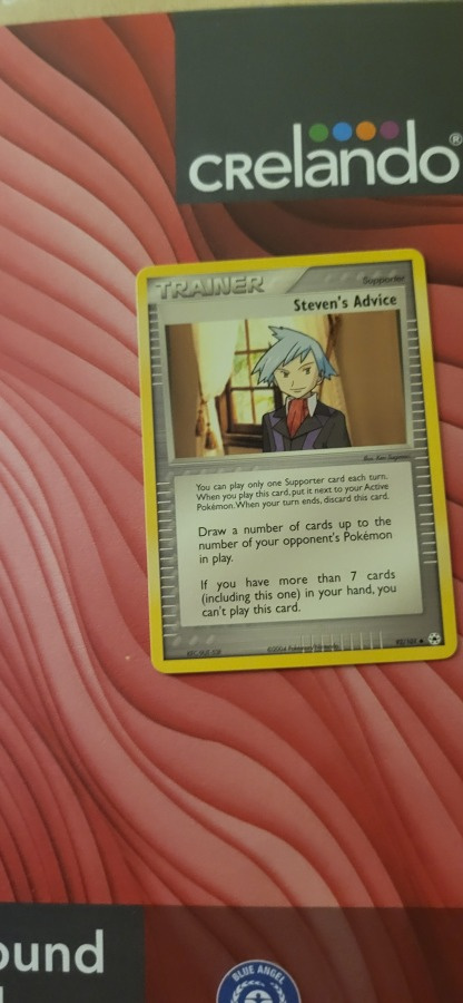 Steven's Advice #92 Pokemon Hidden Legends card
