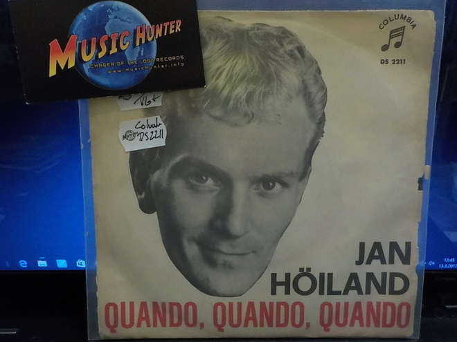JAN HÖILAND - QUANDO, QUANDO, QUANDO M-/VG+ 7"