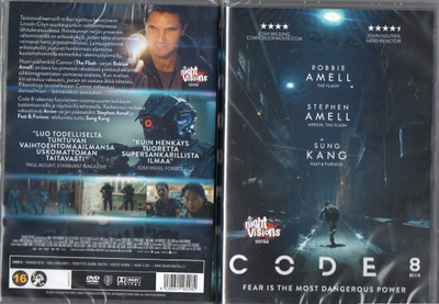 Code 8	(68 564)	UUSI	-FI-	DVD	suomik.		stephen amell	2019