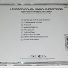 *CD* LEONARD COHEN Various Positions - pikkukuva 2