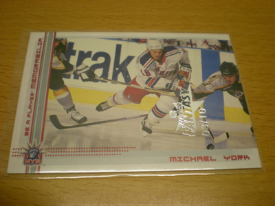 Michael York 2000-01 Be A Player Memorabilia #96 All-Star Fa