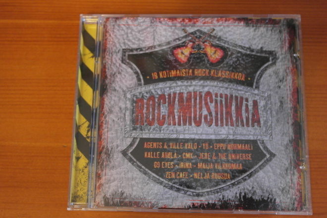 Rockmusiikkia-18 kotimaista rock klassikkoa CD.