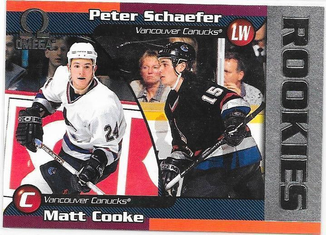 1998-99 Pacific Omega #242 Matt Cooke & Peter Schaefer  RC