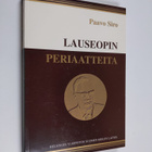 Paavo Siro : Lauseopin periaatteita : kaksitoista artikkelia - pikkukuva 1