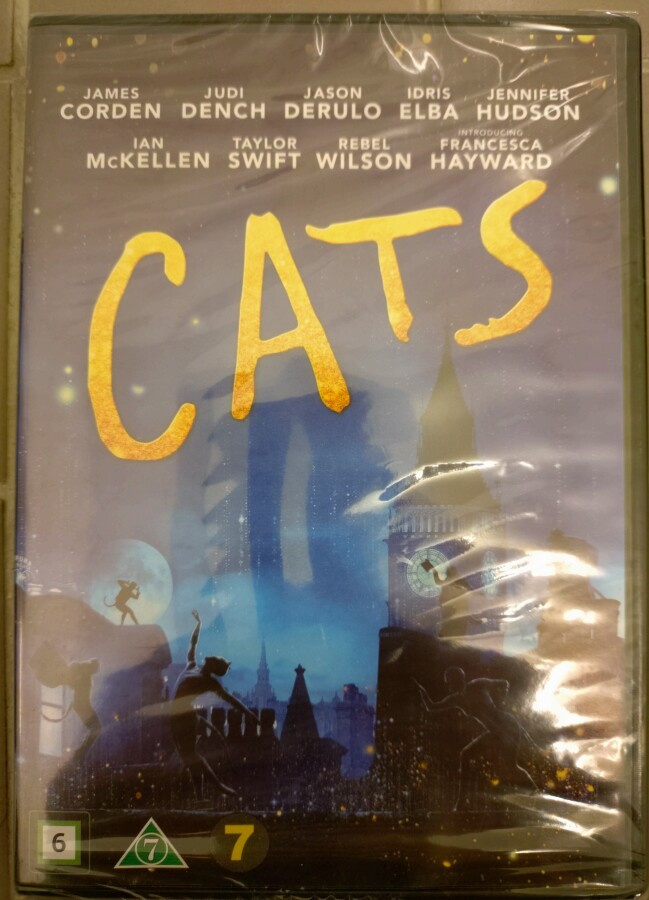 CATS (James Corden, Judi Dench, Taylor Swift) uusi dvd