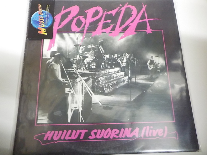 POPEDA - HUILUT SUORINA (LIVE) M-/EX- LP