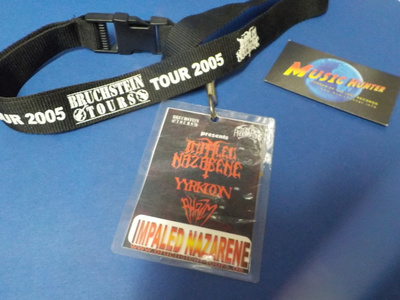 IMPALED NAZARENE BACKSTAGEPASSI + KAULANAUHA