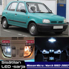 Nissan Micra (K11) Sisätilan LED-sarja 4-osainen - pikkukuva 1