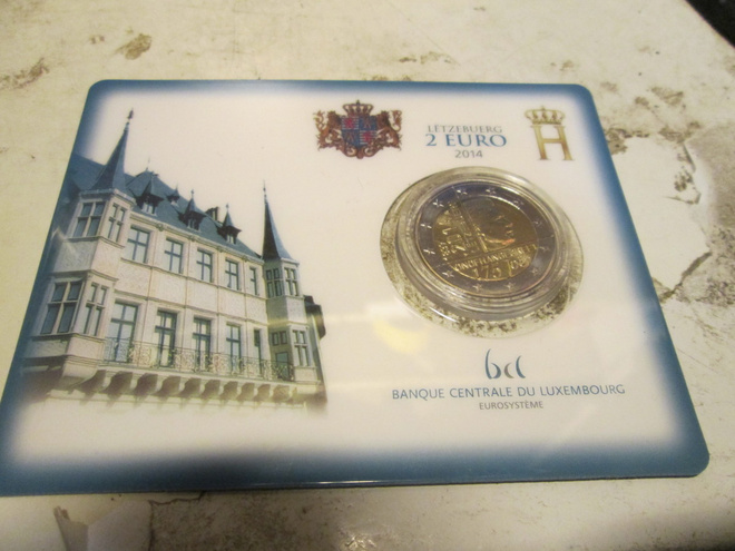 2014 Luxemburg Itsenäisyys 175v CoinCard