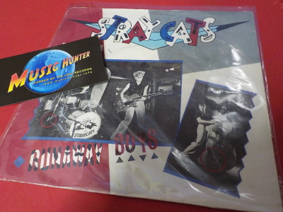 STRAY CATS - RUNAWAY BOYS EX/EX- 7'' SINGLE
