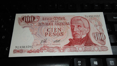 Argentiina 100 Pesos 1977 P302A UNC