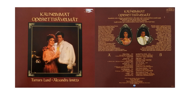 TAMARA LUND KAUNEIMMAT OPERETTISÄVELMÄT LP