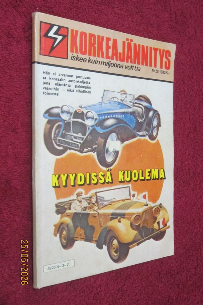 KORKEAJÄNNITYS 20/1983 Kyydissä kuolema