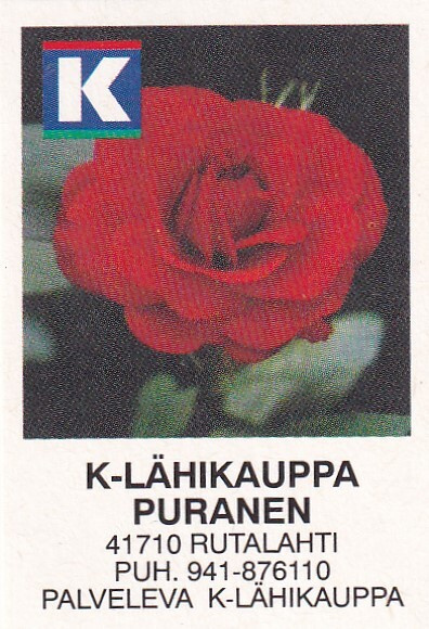 Rutalahti, K - Lähikauppa Puranen, s39