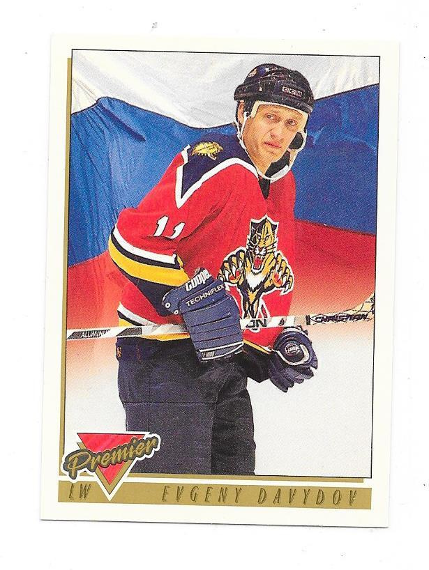 1993-94 Topps Premier #444 Evgeny Davydov Florida ex Kärpät