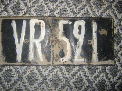 Rekisterikilpi VR-521