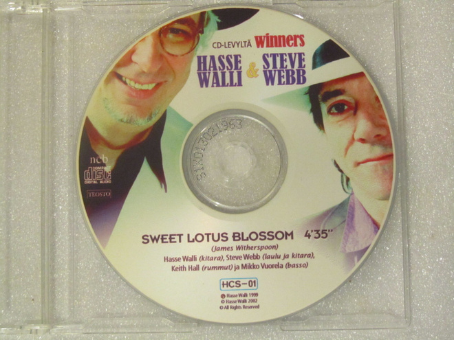 Hasse Walli & Steve Webb • Sweet Lotus Blossom CDr-Single