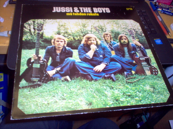 LP : Jussi & the Boys : Mä tahdon rokata ( Scandia SLP 589 )