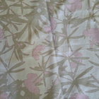 Vaaleanpunainen beige valkoinen pitkät verhot 233x145cm - pikkukuva 2