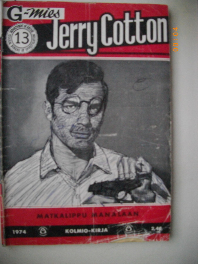 Jerry Cotton Nro 13/1974: Matkalippu manalaan (25.2)