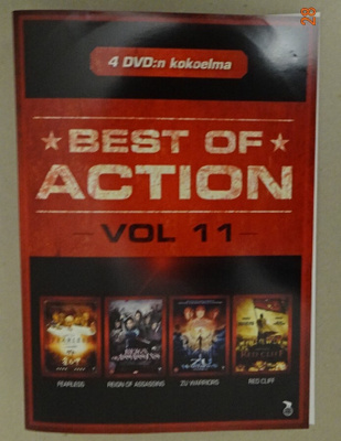 dvd, Red Cliff / Zu Warriors / Fearless / Reign of Assassins