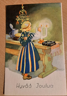 Martta Wendelin,  Hy 800  R1, kulkenut käsipostissa