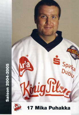 Mika Puhakka 04-05 Duisburg Foxes Team Issue Postcard