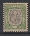 (SA0545) ICELAND 1907 Kings Christian IX and Frederick VIII