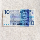 Hollannin 10 Guldenin seteli 1968 vuodelta - pikkukuva 1