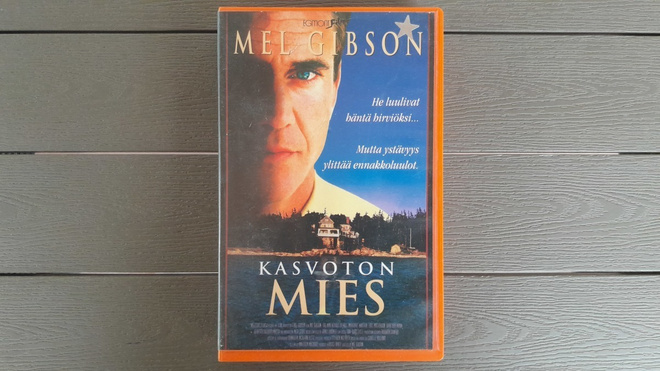 VHS: Kasvoton Mies / The Man Without A Face (Mel Gibson 1993