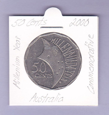 Australia 50 Cents v.2000 KM#488.1 Comm.